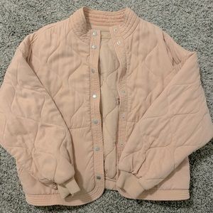 Quilted Bomber Jacket
